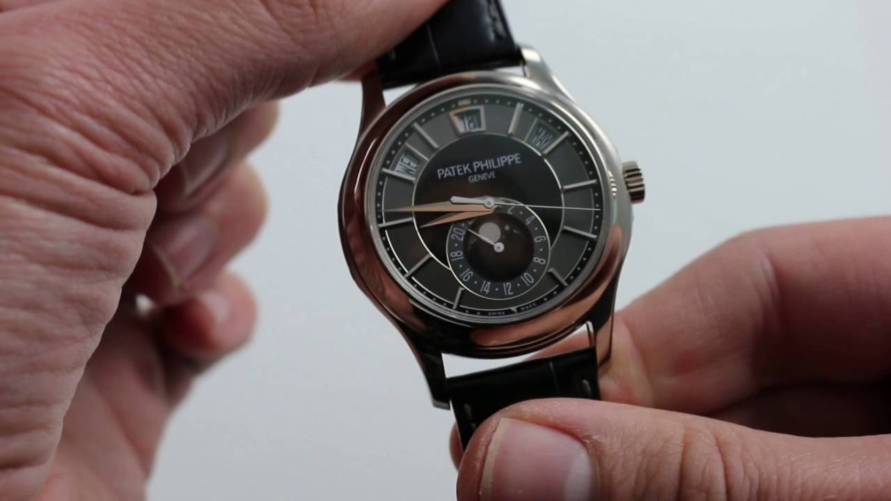 Preowned Patek Philippe 5205G Annual Calendar Luxury Watch Review