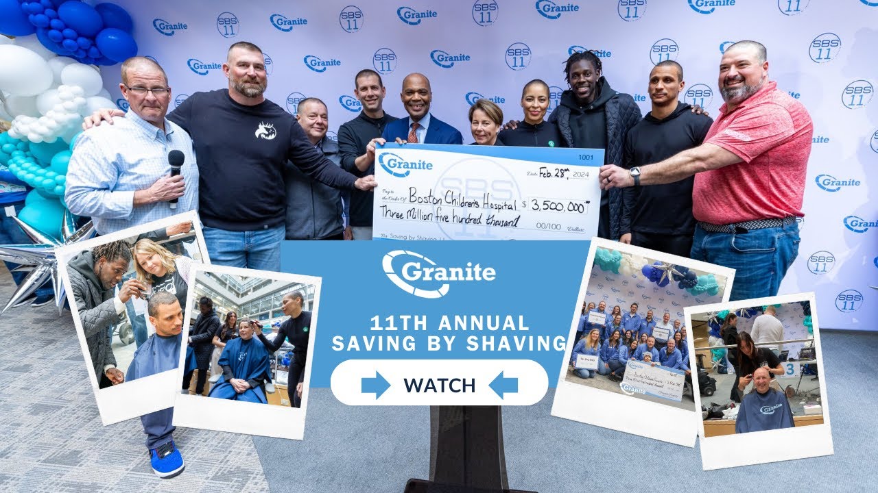 Granite's 11th Annual Saving By Shaving 2024