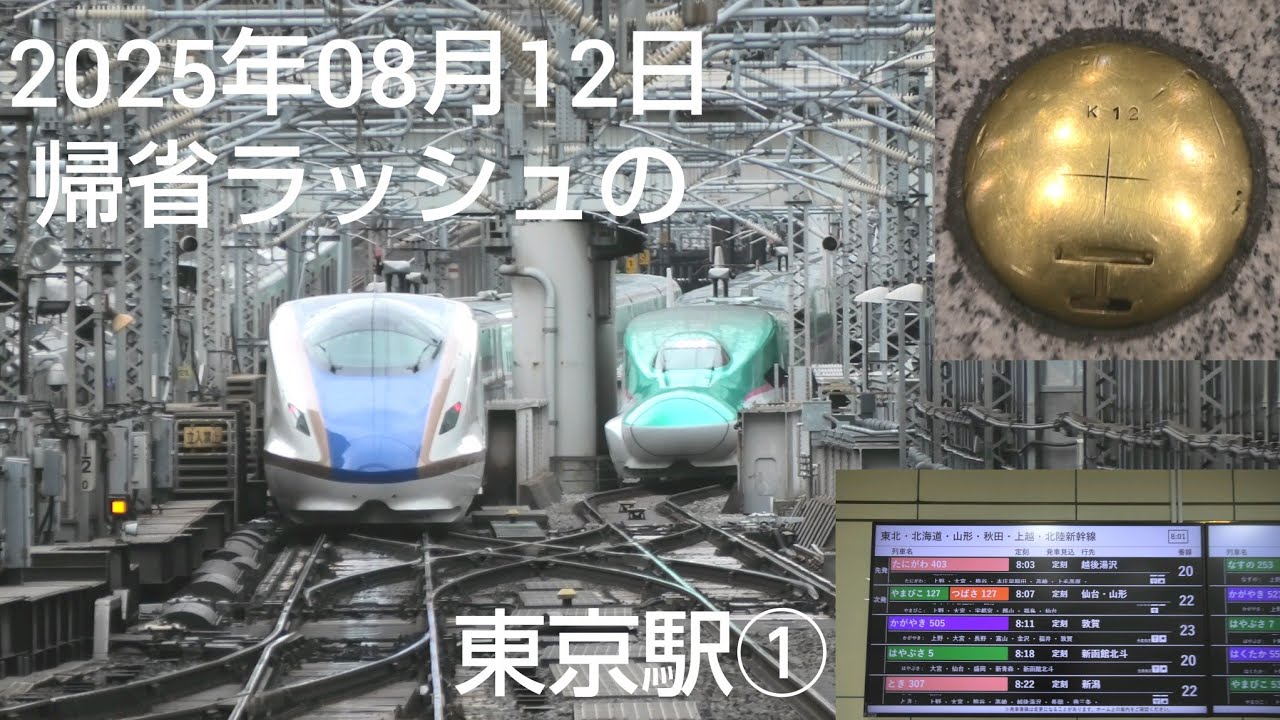 お盆期間の東京駅①2025年08月12日