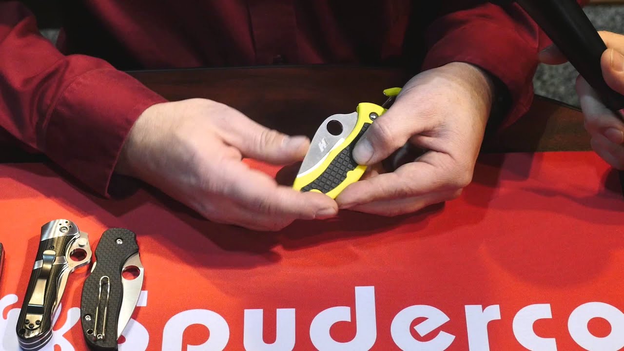 SHOT Show 2016 - Spyderco New Knives w/Eric Glesser