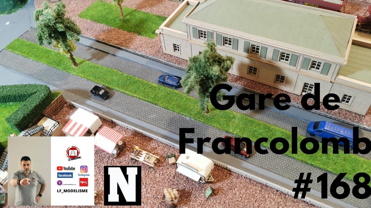 #168 construction mon reseau module a l'echelle N train électrique modelisme ferroviaire maquette