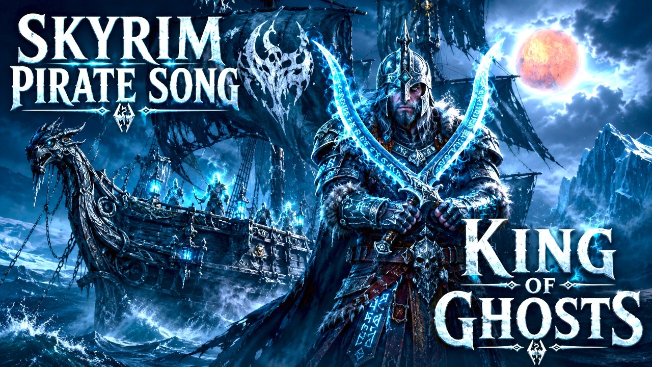 King of Ghosts (Skyrim pirate song - The Ballad of Haknir Death-Brand) 🎵 The Elder Scrolls V: Skyrim