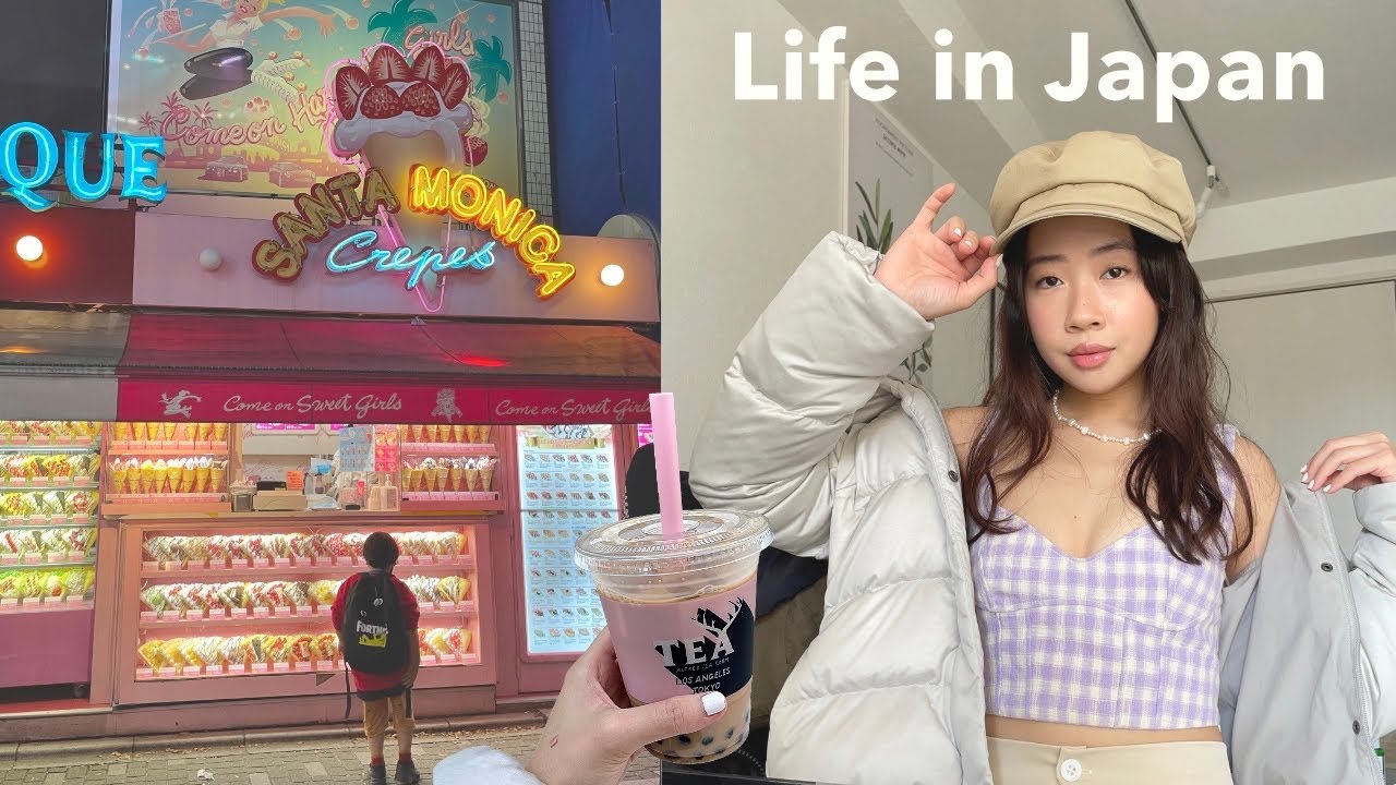 Living in Japan | secondhand luxury shopping, dinner dates & air wave perm in Tokyo!