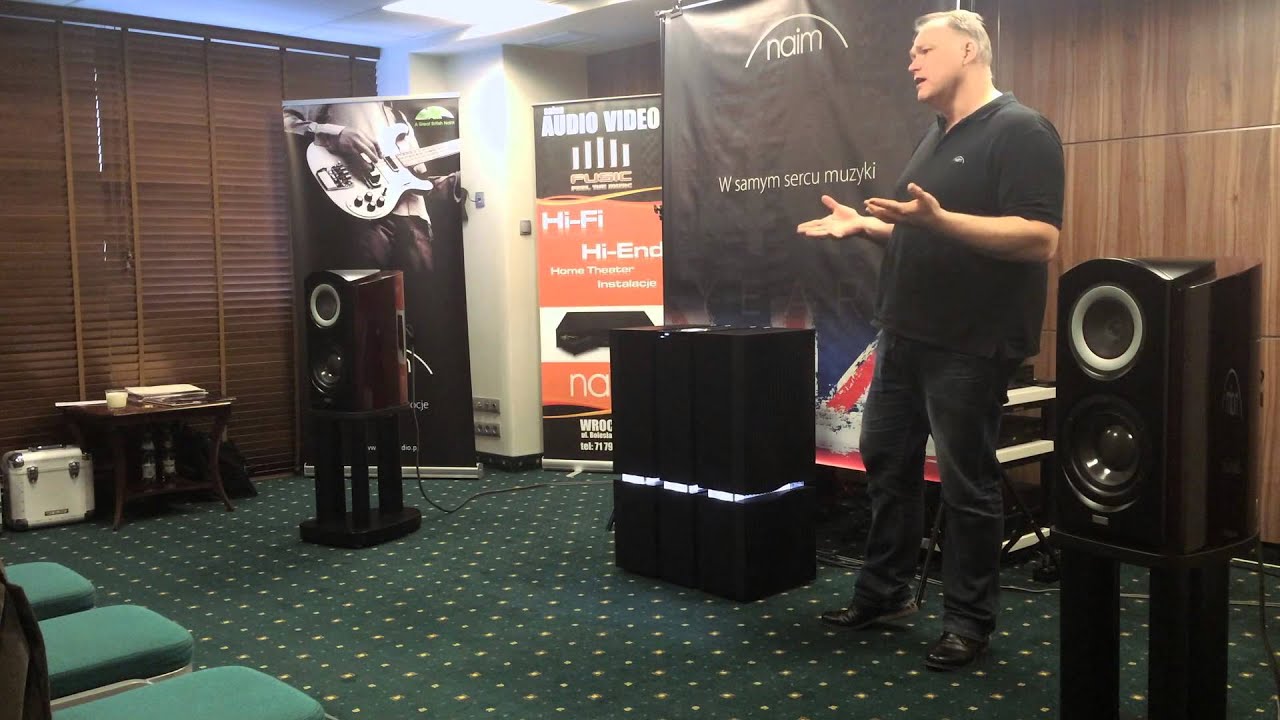 Jason Gould introducing Naim Statement