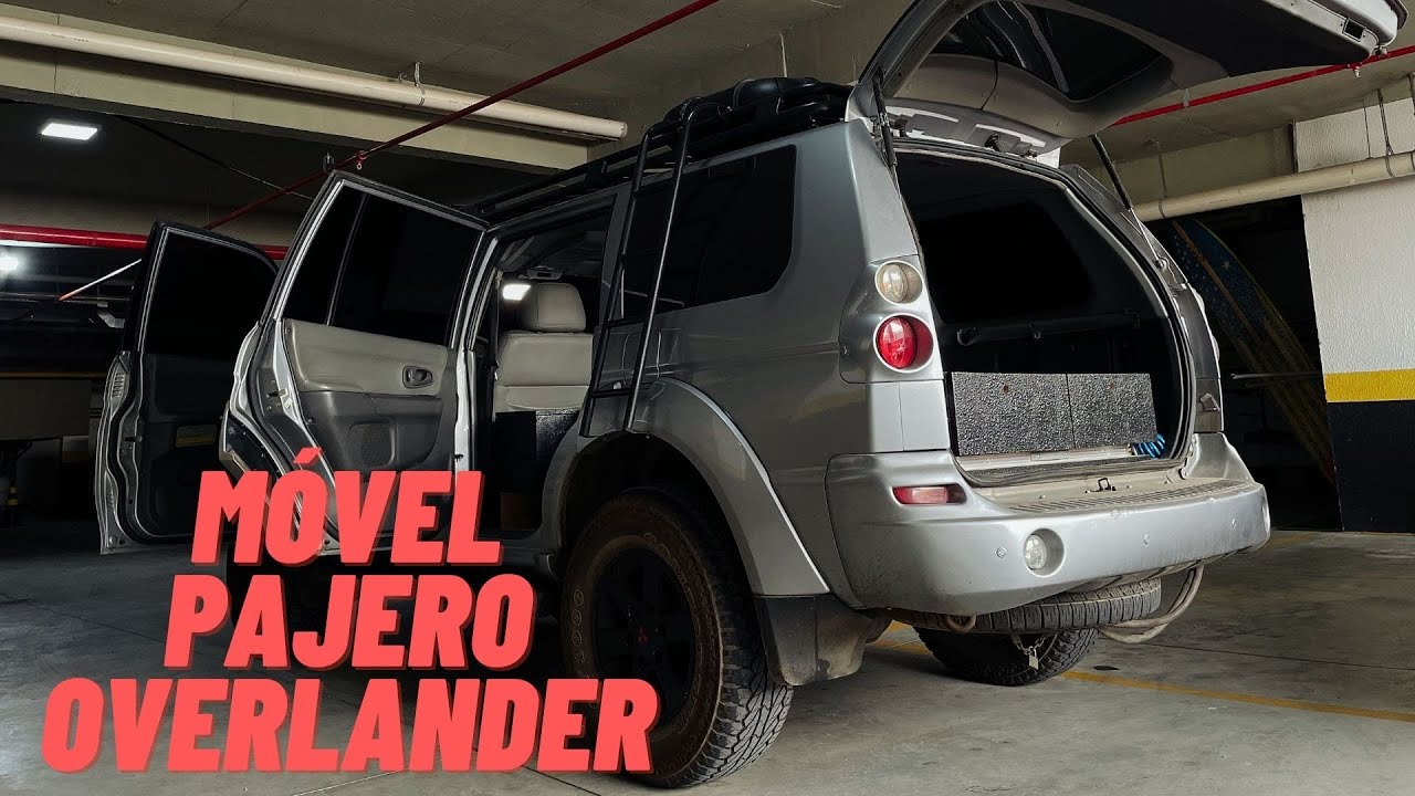 Móvel no carro - Tour Pajero Sport Overlander