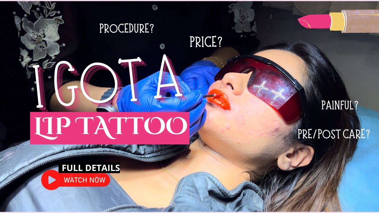 Permanent lip tattoo || Kannada vlog 💄#kannadavlogs #liptattoo