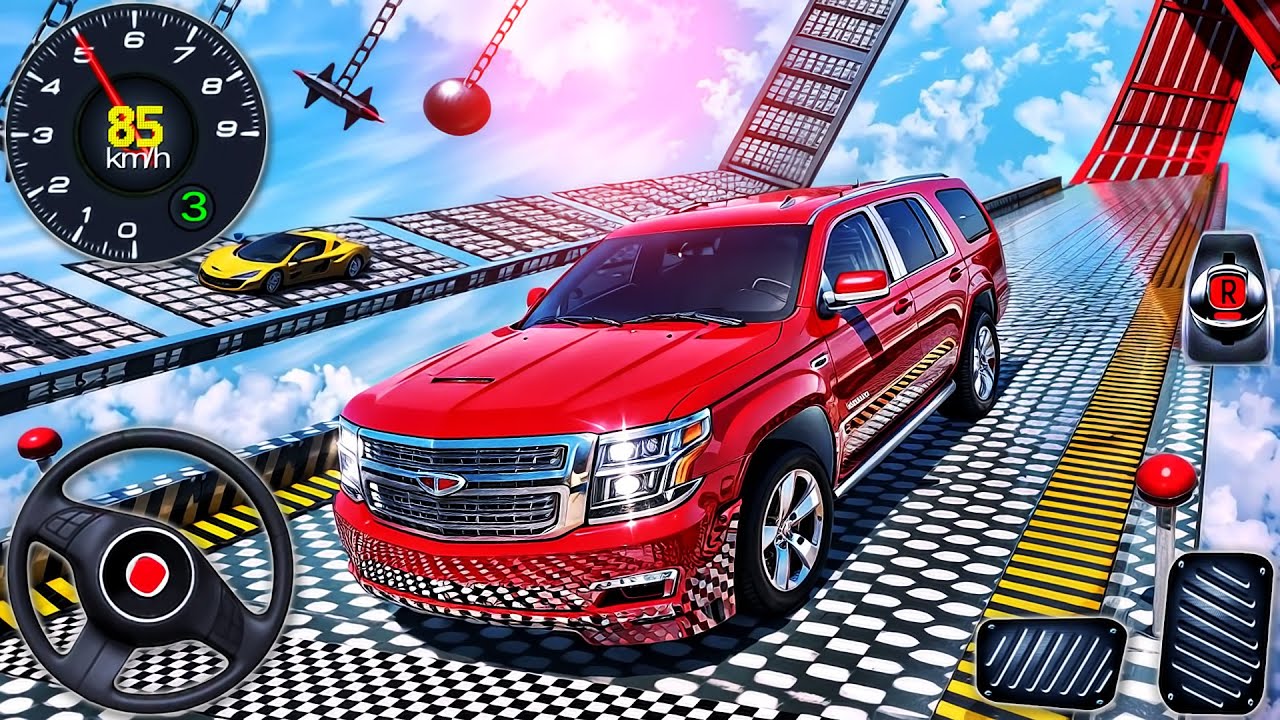 Mega Ramp Car Stunts Racing Track 3D - Impossible Sport Car Racing Simulator - Android GamePlay #2