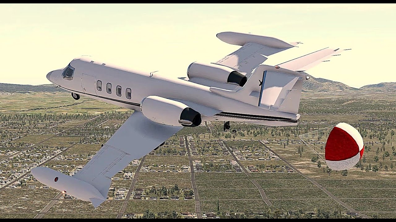 The Parachute that Brought Down a Learjet 25 in 2017