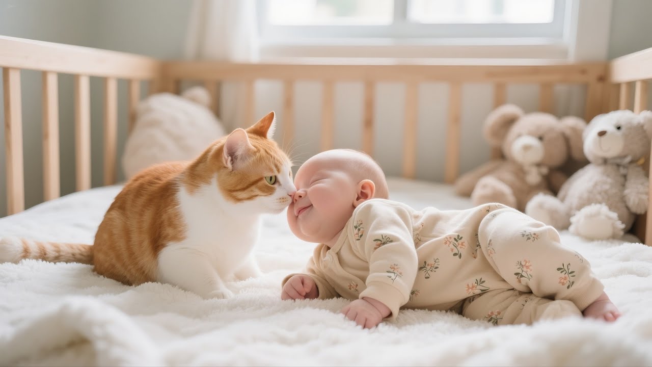 30 минут, как кошки заботятся о малышах, как о своих собственных котятах😽💝