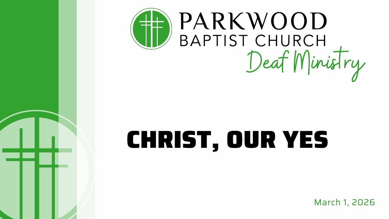 Sunday Morning Deaf Service  - March 1, 2026