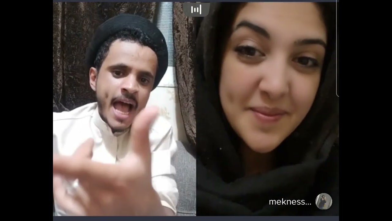 يحيى مجلي مع بنت المغرب سهام بعدما حجبها شاهد كيف خلاها تبكي وتطلب السماح