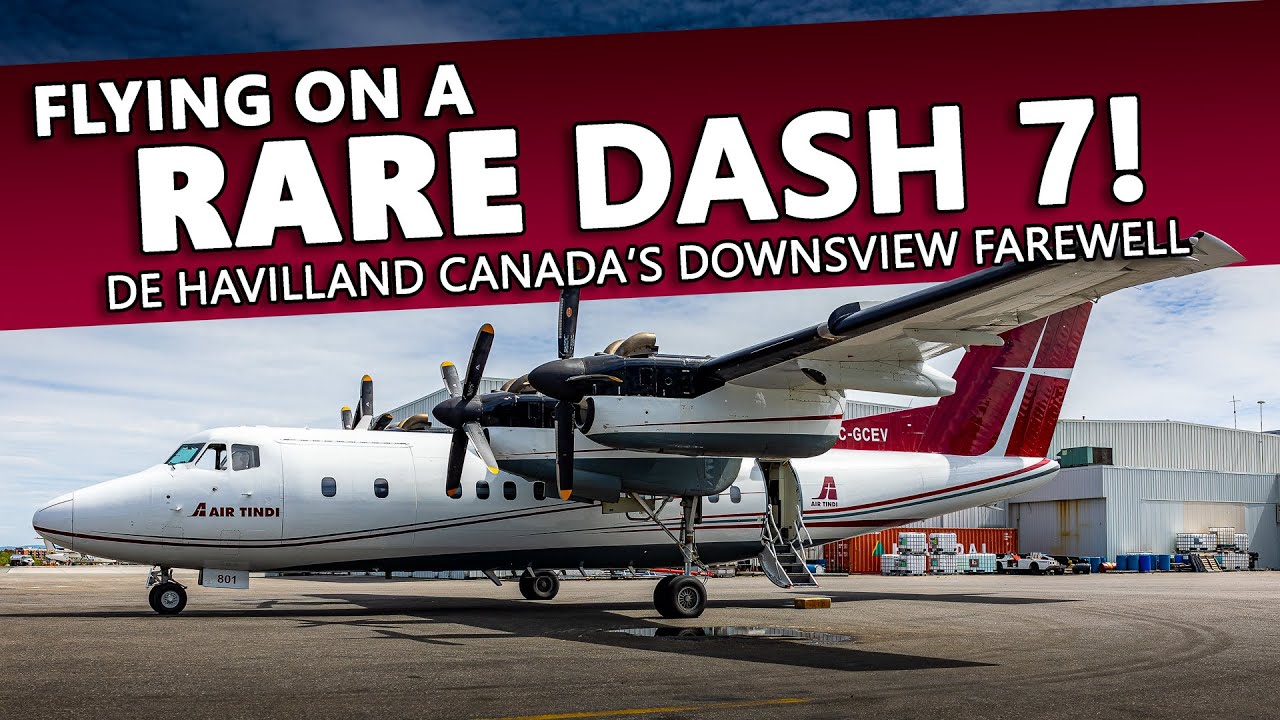 ЛЕТАЮ НА РЕДКОМ DASH 7! Прощание с De Havilland Canada Downsview