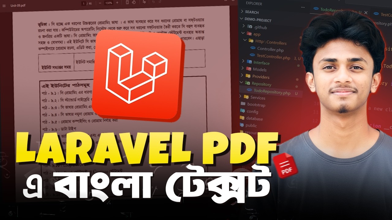 How to Laravel PDF Add Bangla Font using MPDF | All Stack