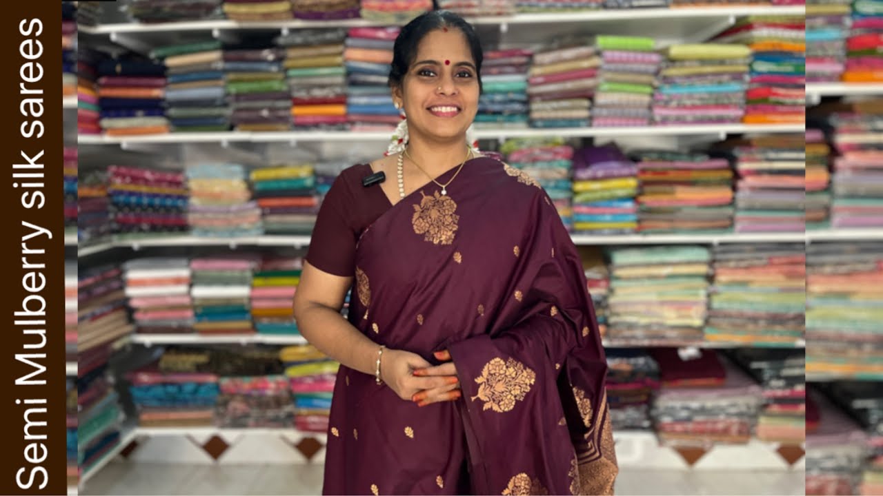 Semi Mulberry silk sarees | Apavaranam| Deepavali collection| 14 October 2024