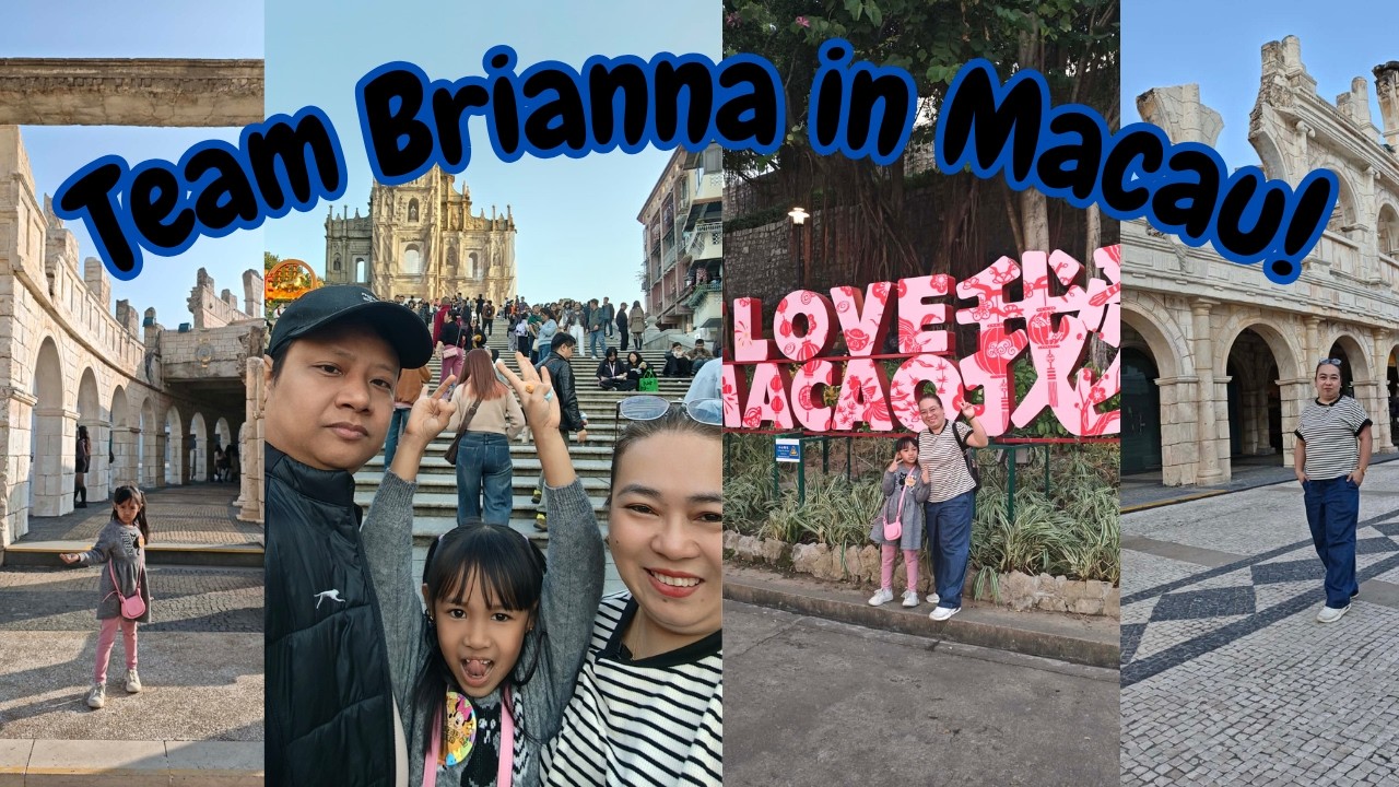 Team Brianna in Macau 2026! Senado Square + Ruins of St. Paul + Wynn Palace + Fisherman's Wharf