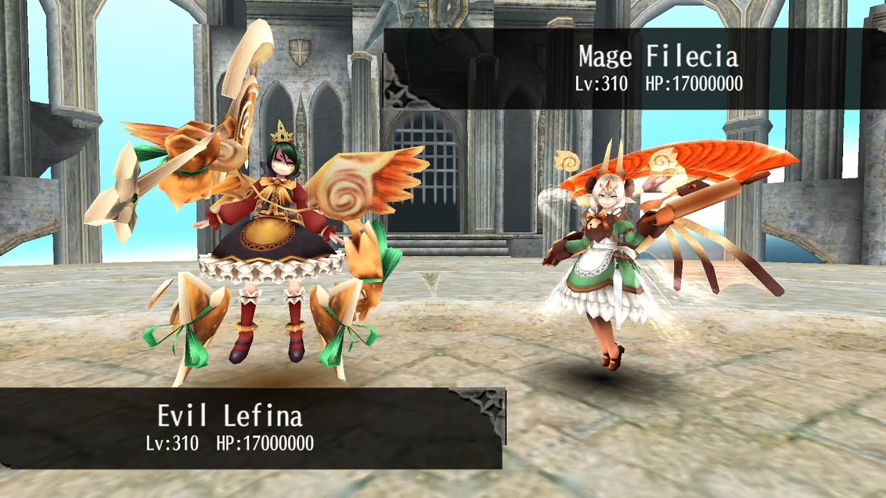 Toram Online - Road of Megiston 10: Evil Lefina & Mage Filecia (Leg Gem Run)