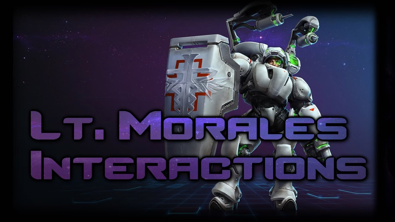 Lt. Morales - Interaction Quotes - Heroes of the Storm