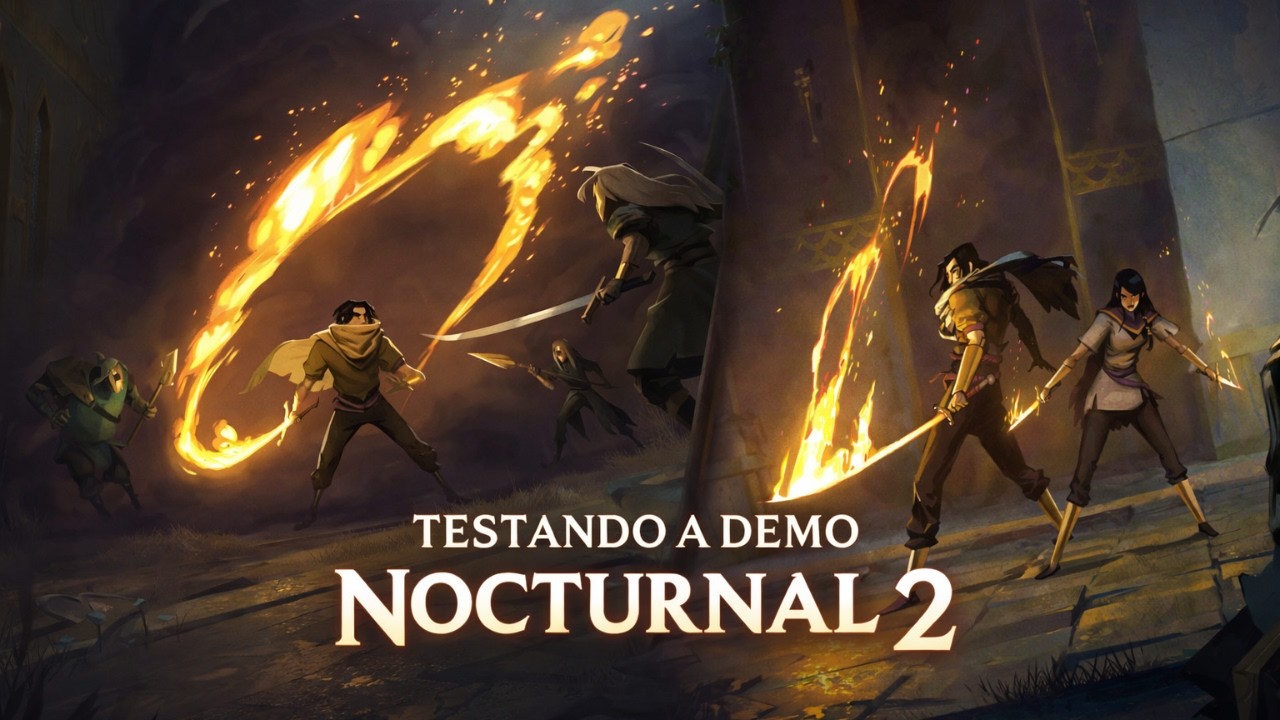 🔥 NOCTURNAL 2 DEMO É BRUTAL DEMAIS? TESTANDO O NOVO HACK AND SLASH 🔥⚔️#nocturnal2 #hackandslash