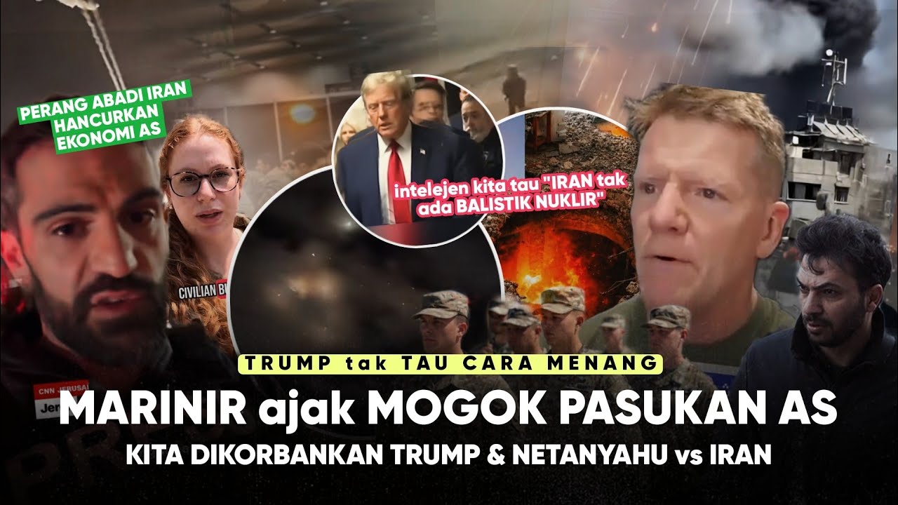 Serangan Lanjutan IRAN HANCURkan Tel Aviv “Tentara Aktif AS: kita korban Netanyahu” Eskalasi Update