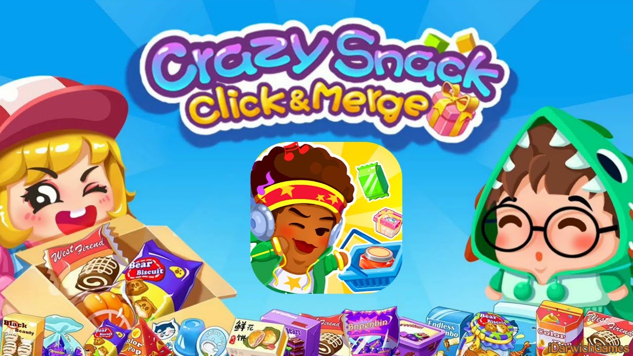 Crazy Snack- Merge & Click Game - Gameplay (iOS - Android)