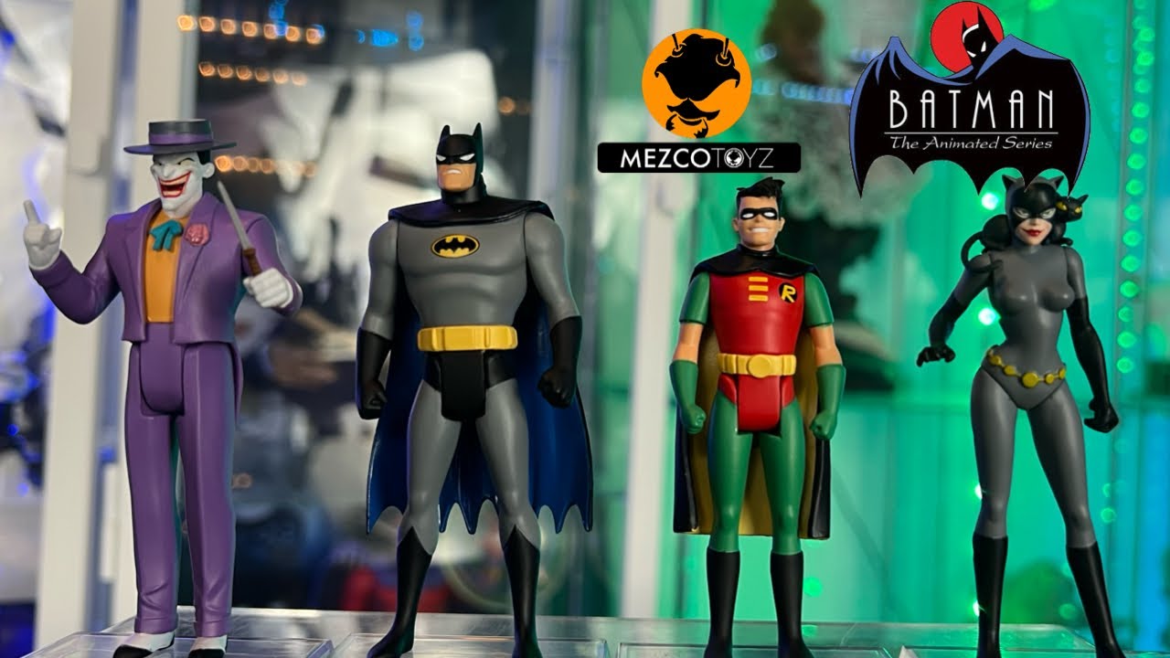 Mezco Toyz 5 point Batman The animated series figure set review