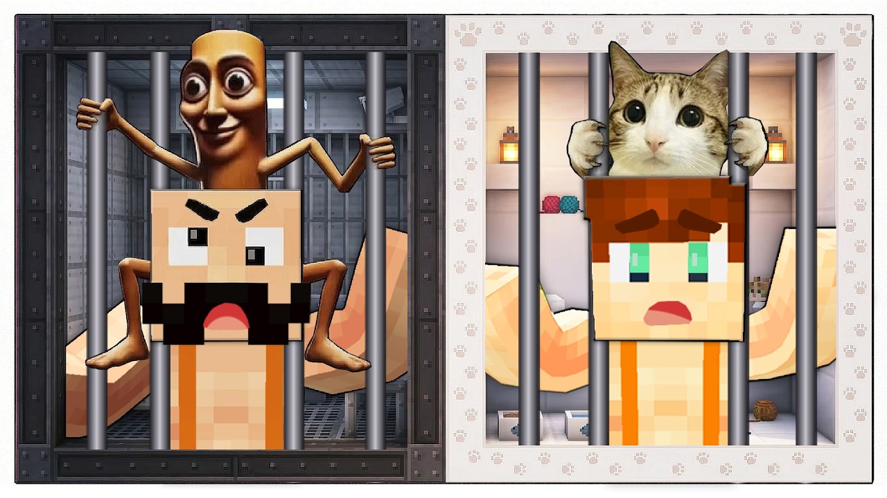 SCEGLI COME SCAPPARE! PRIGIONE BRAINROT CONTRO GATTI! - Minecraft ITA