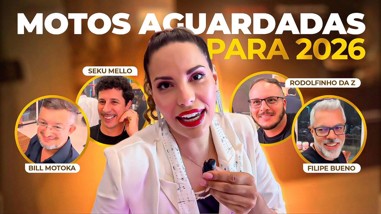 AS MOTOS MAIS ESPERADAS DE 2026: O QUE VEM POR A&Iacute;? (Jornalistas Respondem)