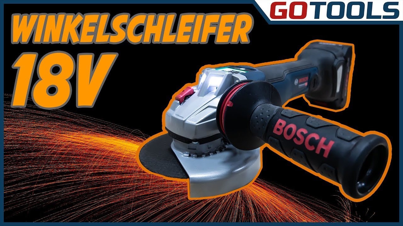 18V Bosch Akku Winkelschleifer - GWS 18V-10 SC & PSC mit PROCORE 8,0AH