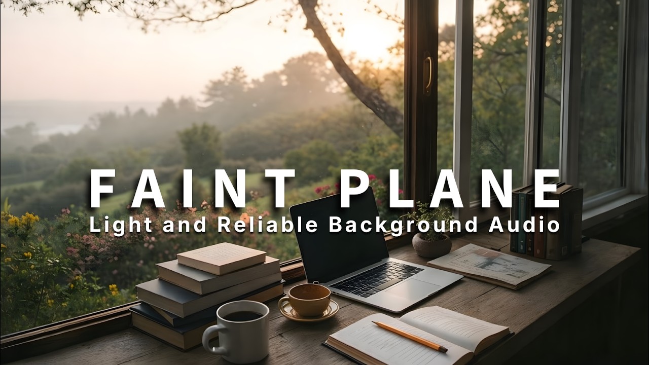 Faint Plane – Light and  Reliable Background Audio for work
