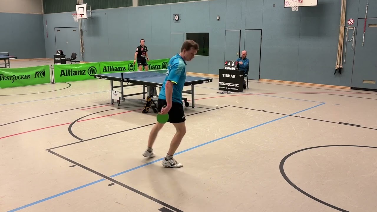 Tischtennis Regionalliga West: Alexis Douin (SC Arminia Ochtrup) vs TTC Indeland Jülich