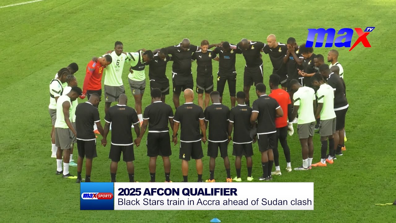#AFCON2025Q: Black Stars train in Accra ahead of Sudan clash on Thursday