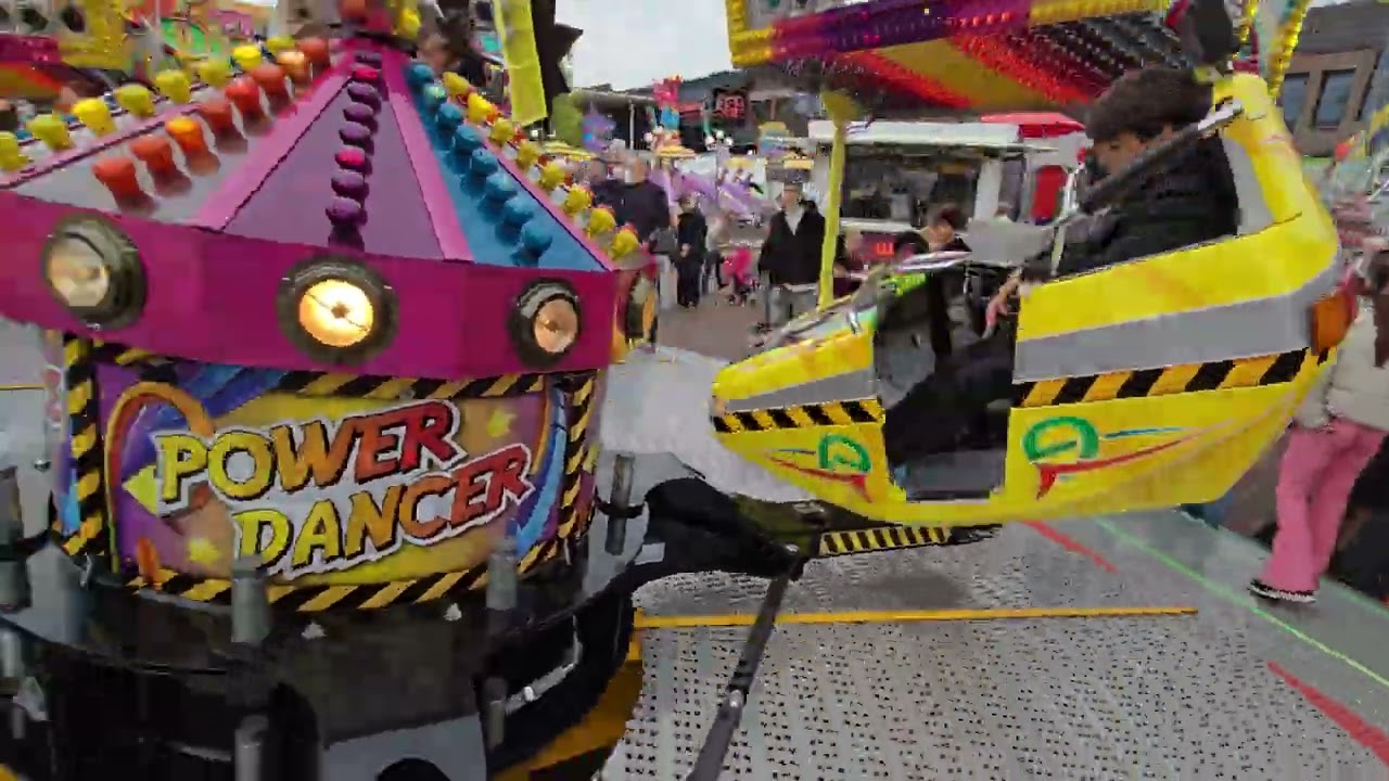 Power Dancer - (Witte) Pinksterkermis Delfzijl 2025 (Onride) 4K