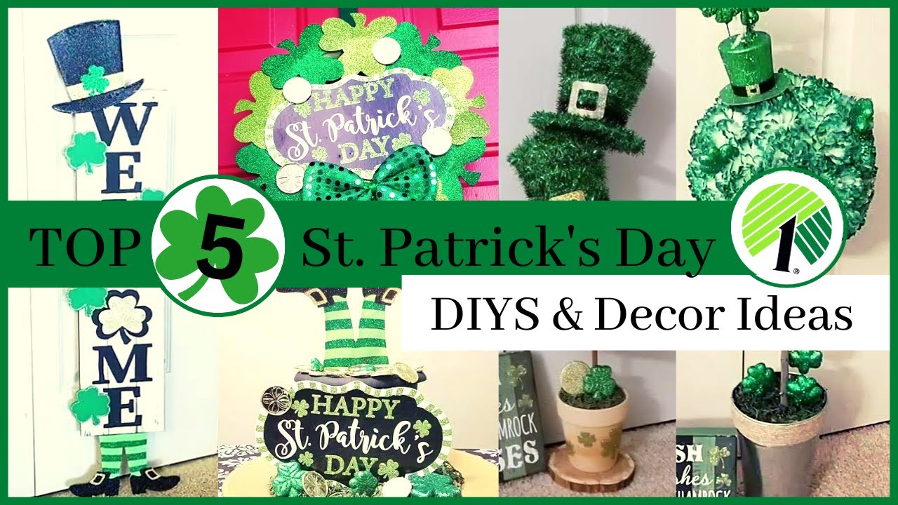 ☘️ St. Patrick's Day DIY & Decor Ideas ☘️ DOLLAR TREE DIY