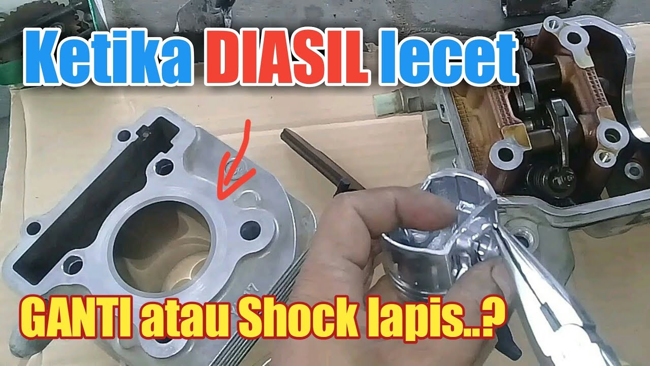 Mio j kehabisan oli mesin, ngebul dan kletek kletek #kakexchannel