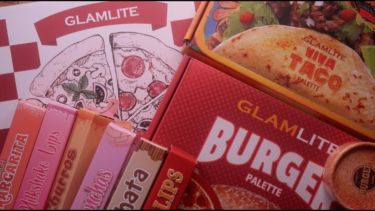 ASMR Makeup That Looks Like FAST FOOD (GlamLite Haul)