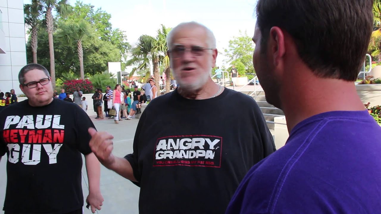The Angry Grandpa Curses Me Out