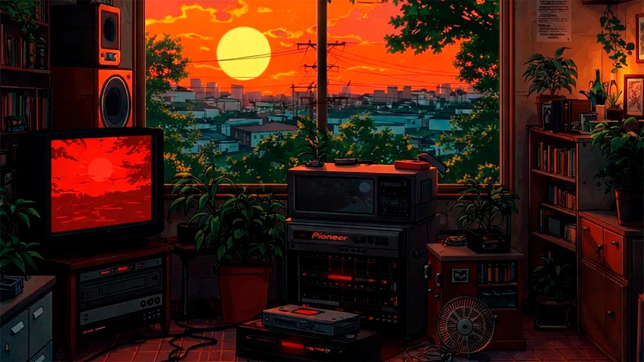 Late Night in a Vintage Room 🌙 | Cozy Lofi Beats to Study, Relax & Focus