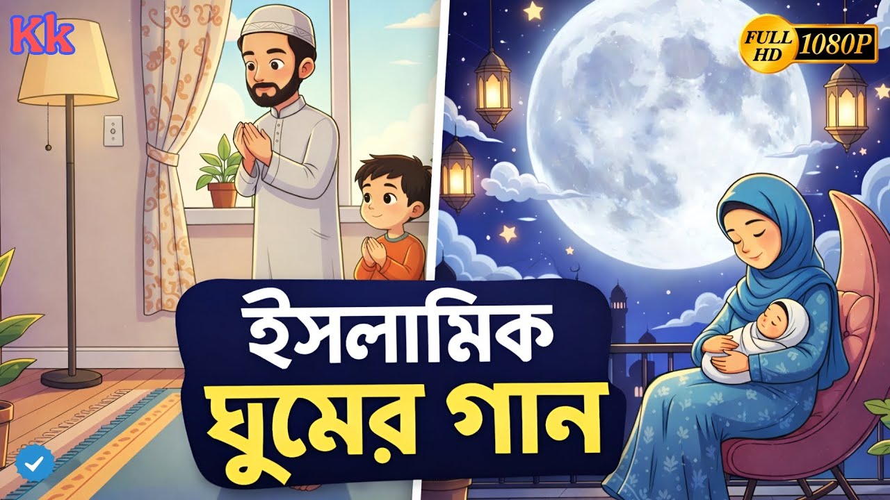 বাচ্চাদের ইসলামিক ঘুমের গান | ঘুম ঘুম সোনা মন | Bangla Islamic Lullaby