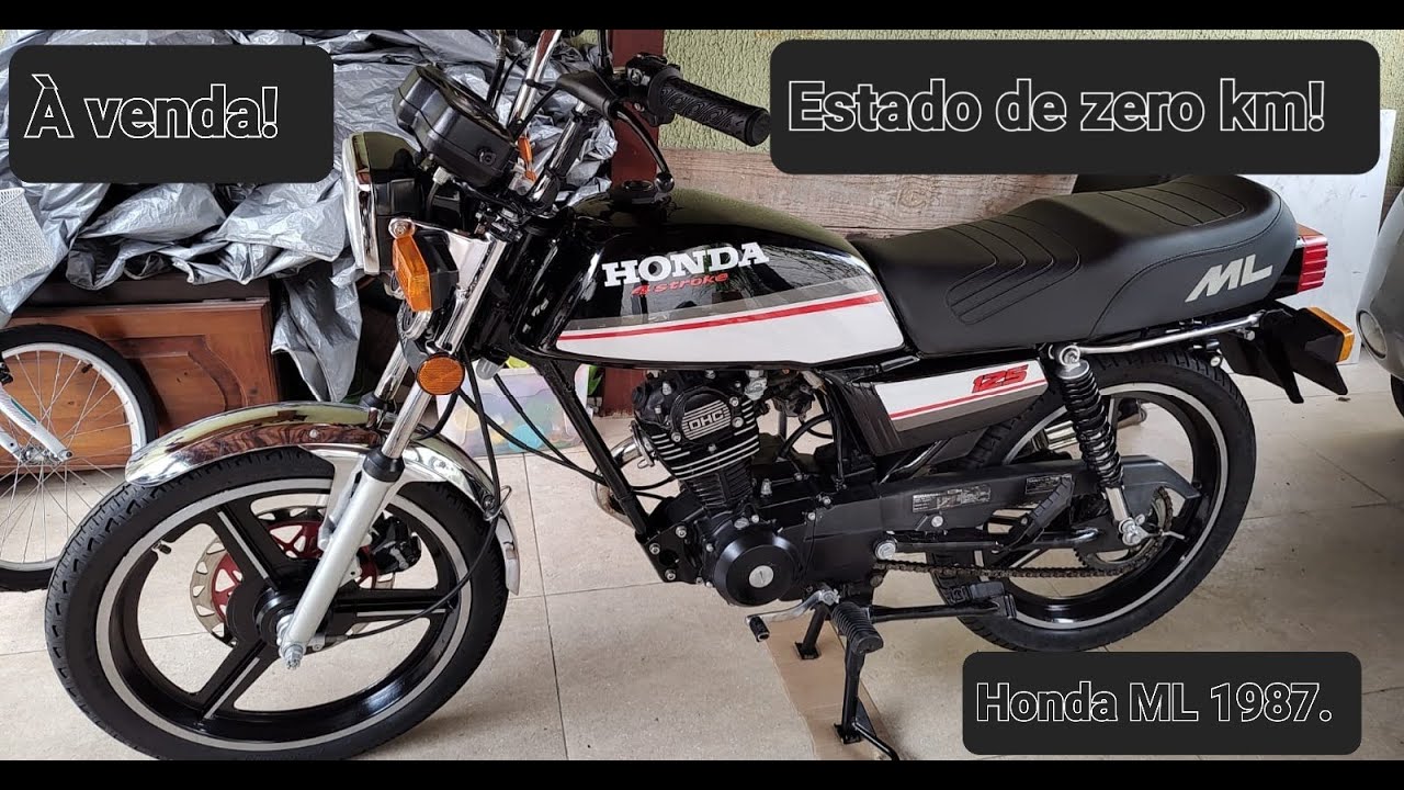 Relíquia ML 125 ano 1987 em um super teste à venda em Santo Andre! Tel do vendedor na descrição.