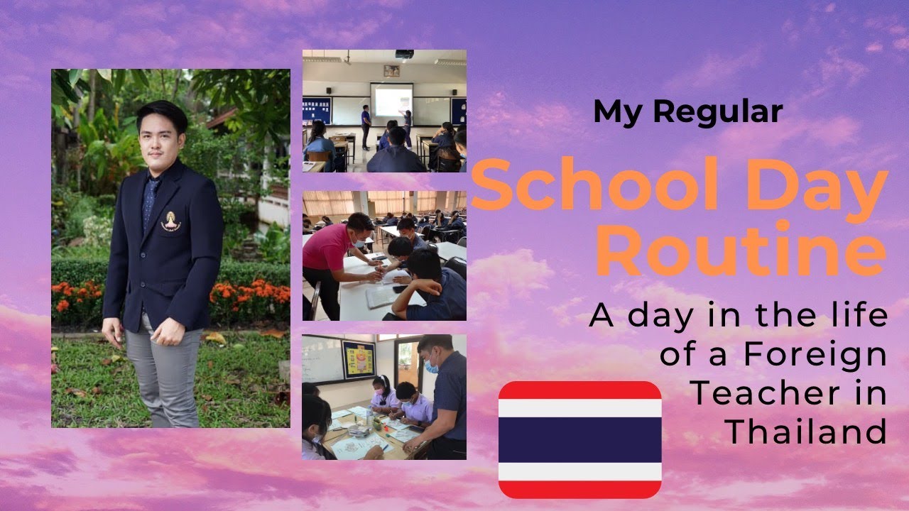A day in the life of a foreign teacher in Thailand|| Vlog 01 - Watch until the END