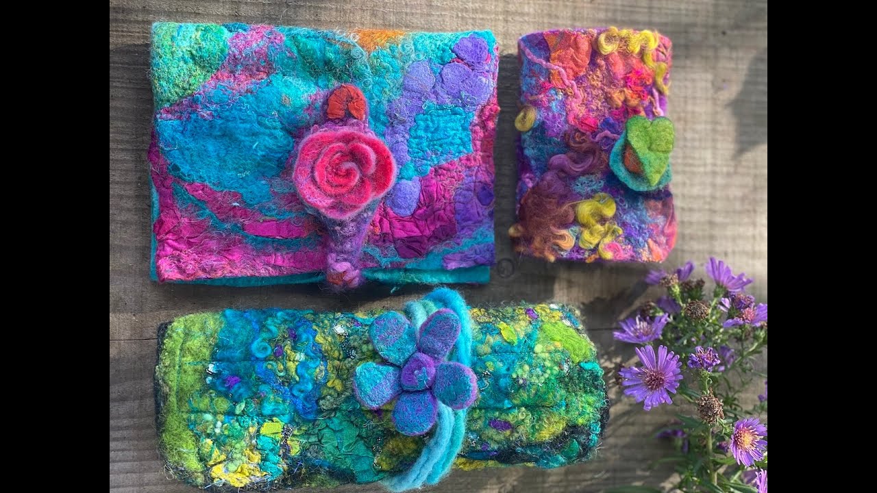 Felting for beginners part 2  - Step by step guide, slow crafting