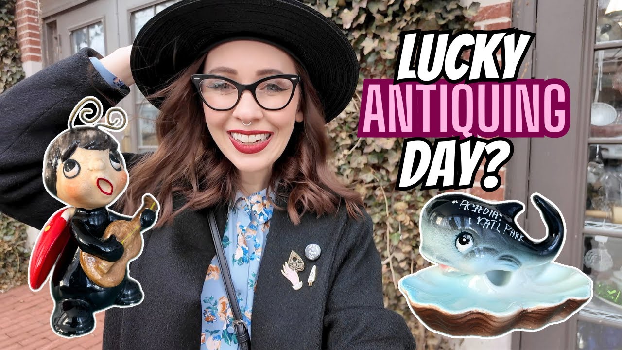 Is it Our LUCKY Antiquing Day?! Shop with Us for VINTAGE, Kitsch, Mid Century Decor + More!