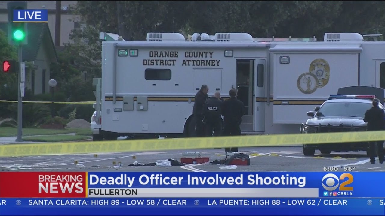 Man With Knife Fatally Shot By Officers In Fullerton