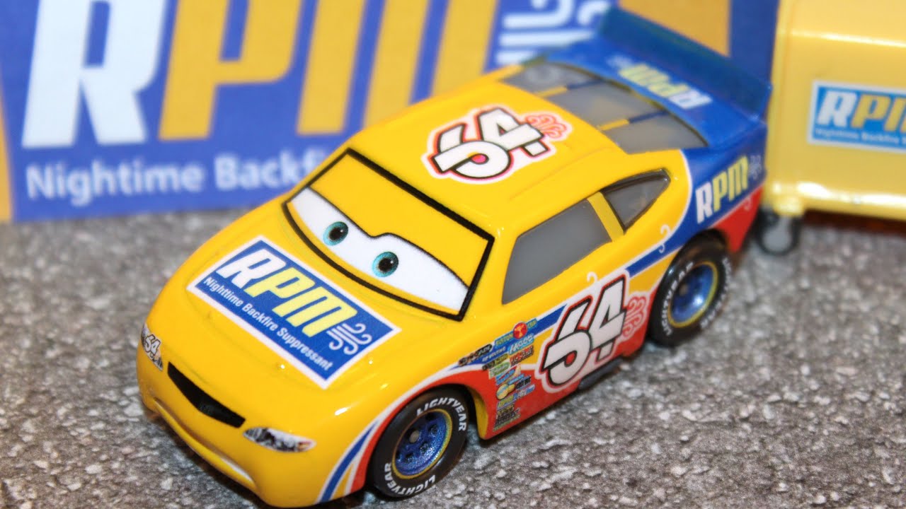 Mattel Disney Cars Winford Bradford Rutherford RPM #64 Piston Cup Racer (2022 Thailand Variant)