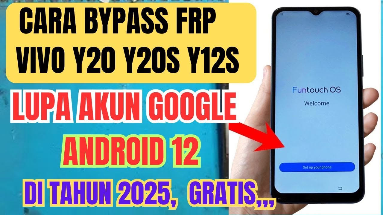 BYPASS FRP AKUN GOOGLE VIVO Y20 Y20S Y12S ANDROID 12 TERBARU TANPA PC