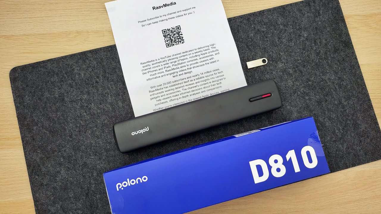 Polono D810 Wireless Ink-Less Thermal Printer Review - No Ink Cartridges Required