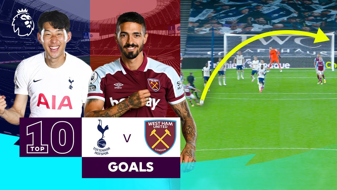 10 Premier League SCREAMERS | Spurs vs West Ham | Son Heung-min & Manuel Lanzini
