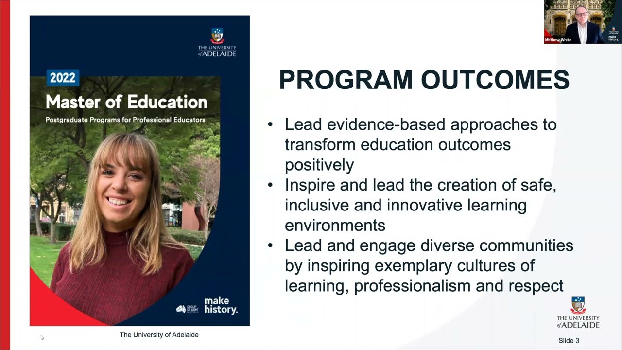 Master of Education Information Session