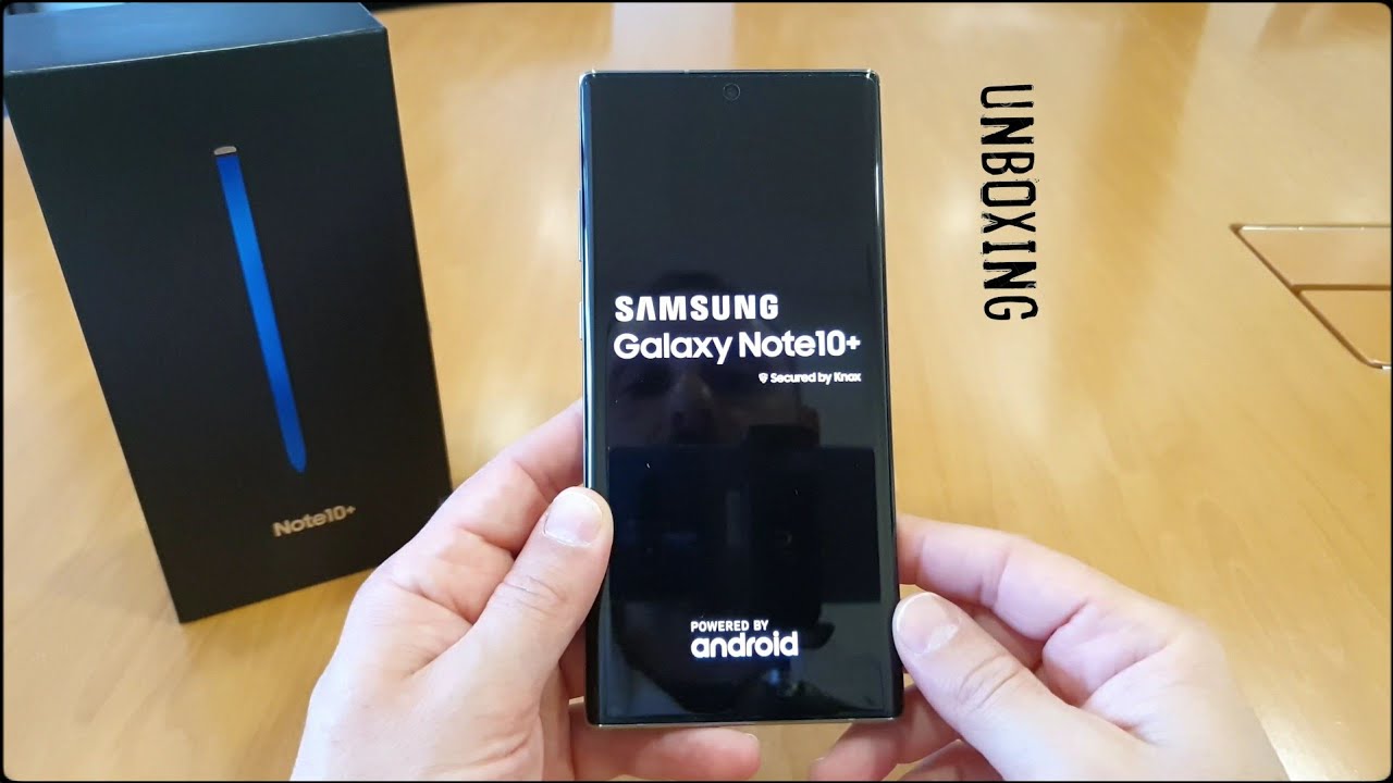 SAMSUNG GALAXY NOTE 10 PLUS UNBOXING y CONFIGURACION INICIAL (parte 1)