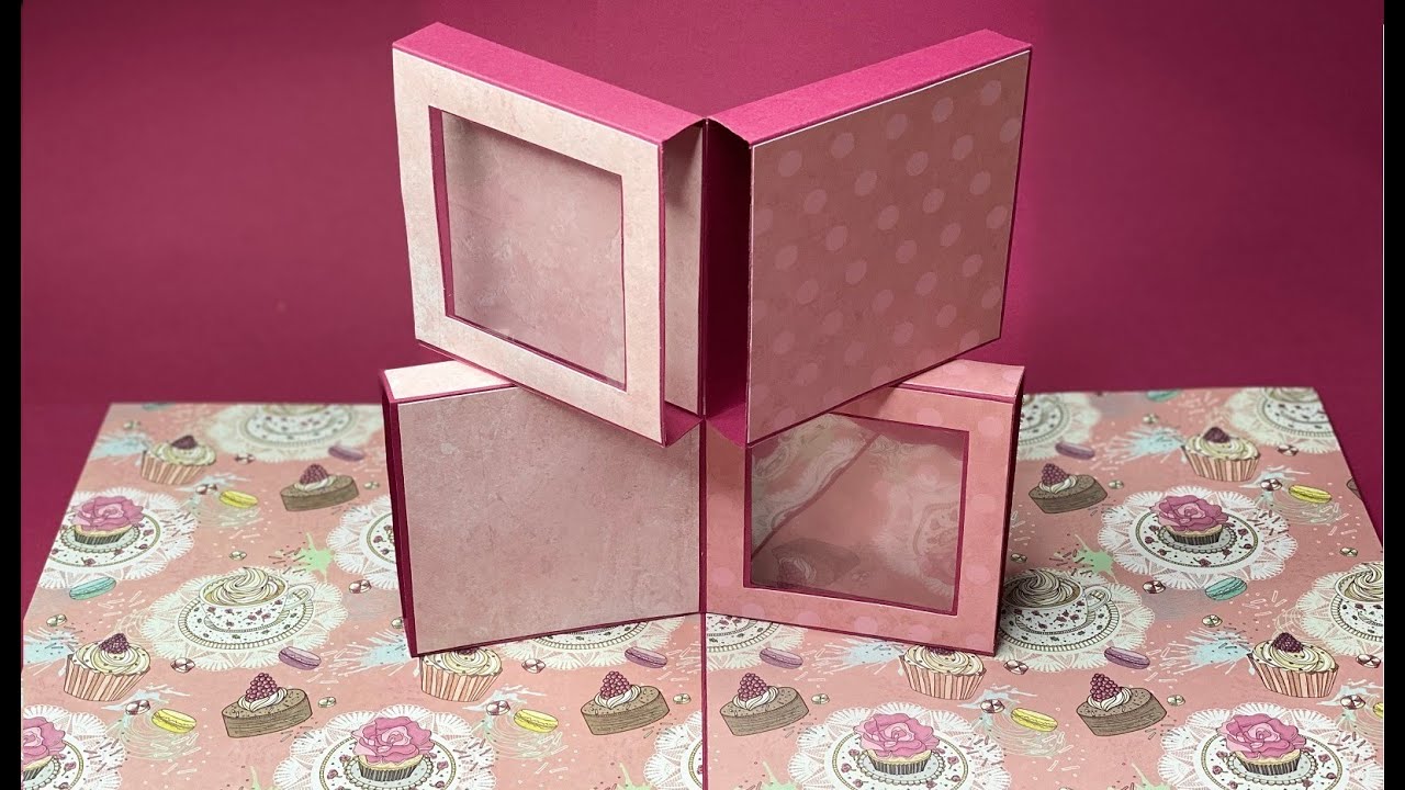 Double Cube Tower - Pop Up Frame Card | Tutorial | Scrapbook Card Ideas | Birthday Card